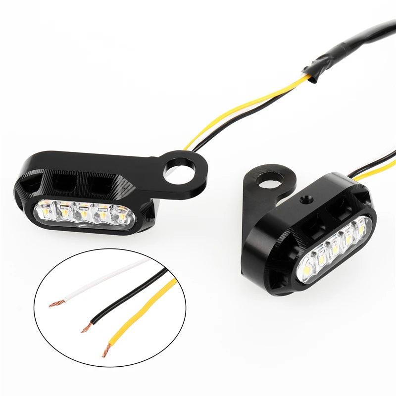 Harley-Davidson 883 1200 Tough Guy Motorcycle Modified Handlebar LED Light Indicators