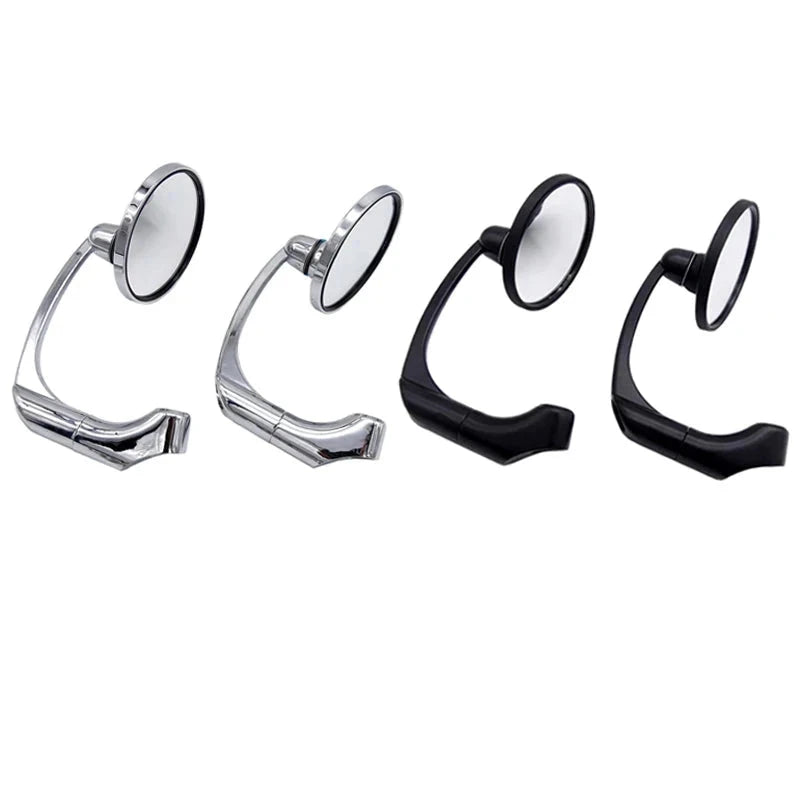 Motorcycle Adjustable Round Side Mirrors 10mm