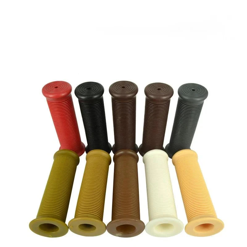 Retro Motorcycle Handlebar Rubber Gel Grips 22mm/24mm