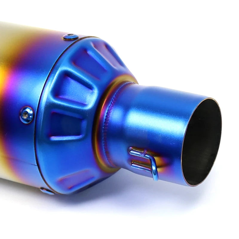 51mm Motorcycle Stainless Steel Exhaust Pipe Muffler Large Displacement