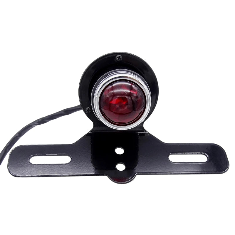 LED Motorcycle Rear Tail Light Red Stop Brake Lamp Mount