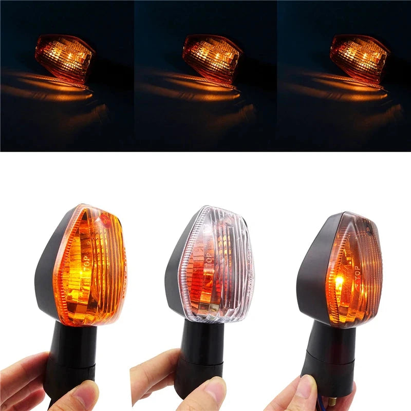 Smoked LED Motorcycle Front/Rear Light Side Repeaters Indicators