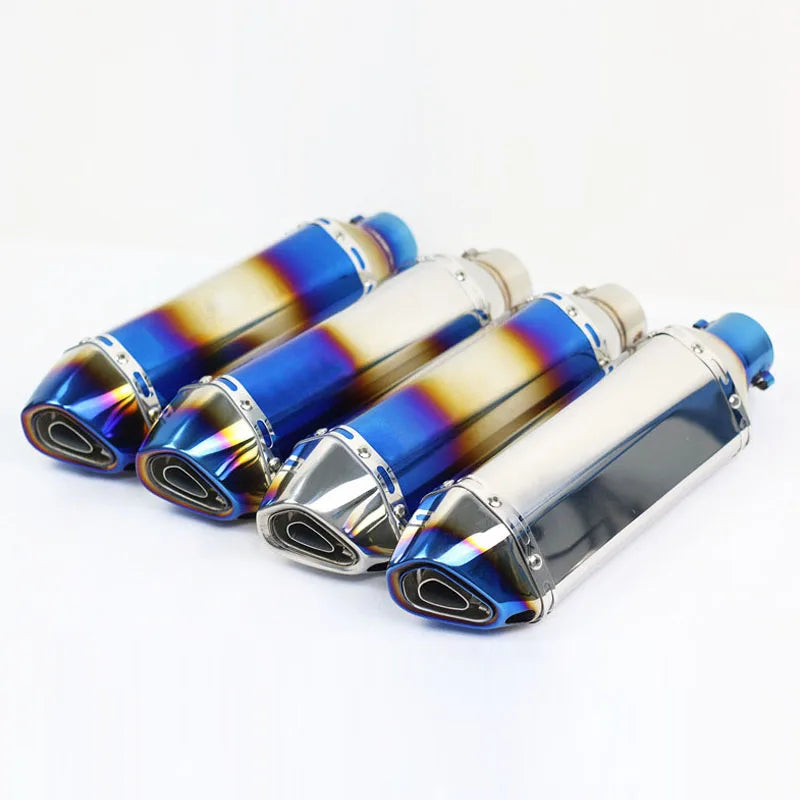 Motorcycle Exhaust Muffler Pipe Can 51mm Stainless Steel DB Killer