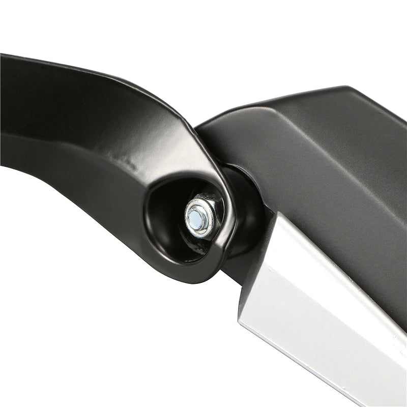 Motorcycle Handlebar Adjustable Rear View Mirrors Black 8mm/10mm