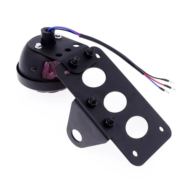 Motorcycle Rear Tail Light Rear Brake Light License Number Plate Holder