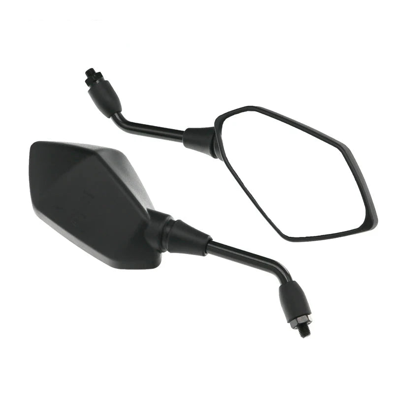 Motorcycle Rear View Side Convex Mirror Pair 8mm / 10mm