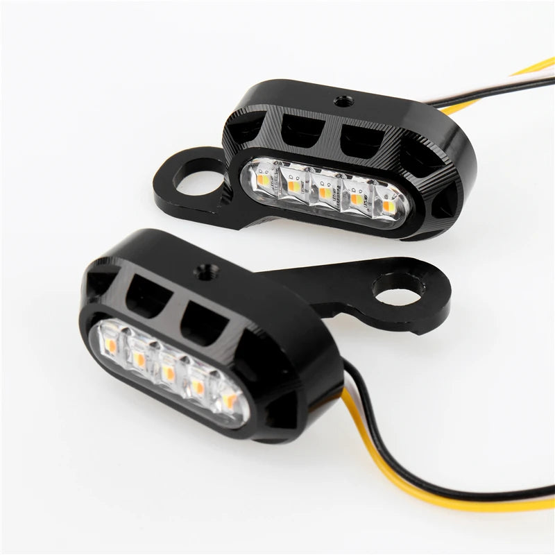 Harley-Davidson 883 1200 Tough Guy Motorcycle Modified Handlebar LED Light Indicators