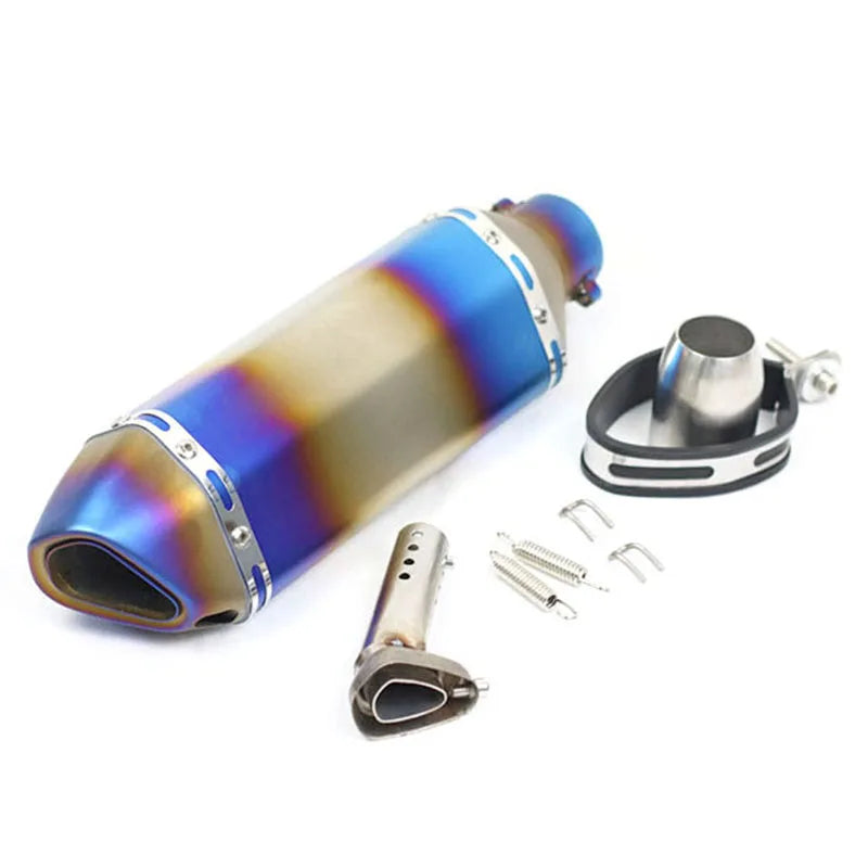 Motorcycle Exhaust Muffler Pipe Can 51mm Stainless Steel DB Killer