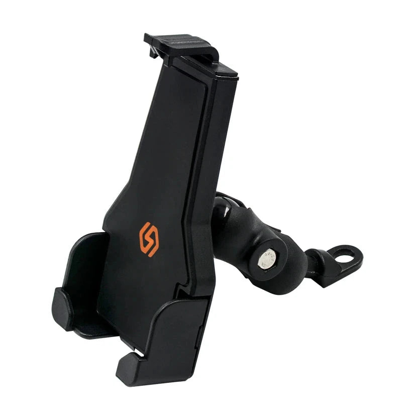 Motorcycle Mobile Phone Holder Mount 360-degree Rotation Bracket Clamp