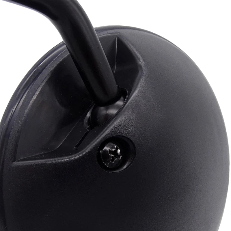 Motorcycle Handlebar Round Mirrors Aluminium 10mm