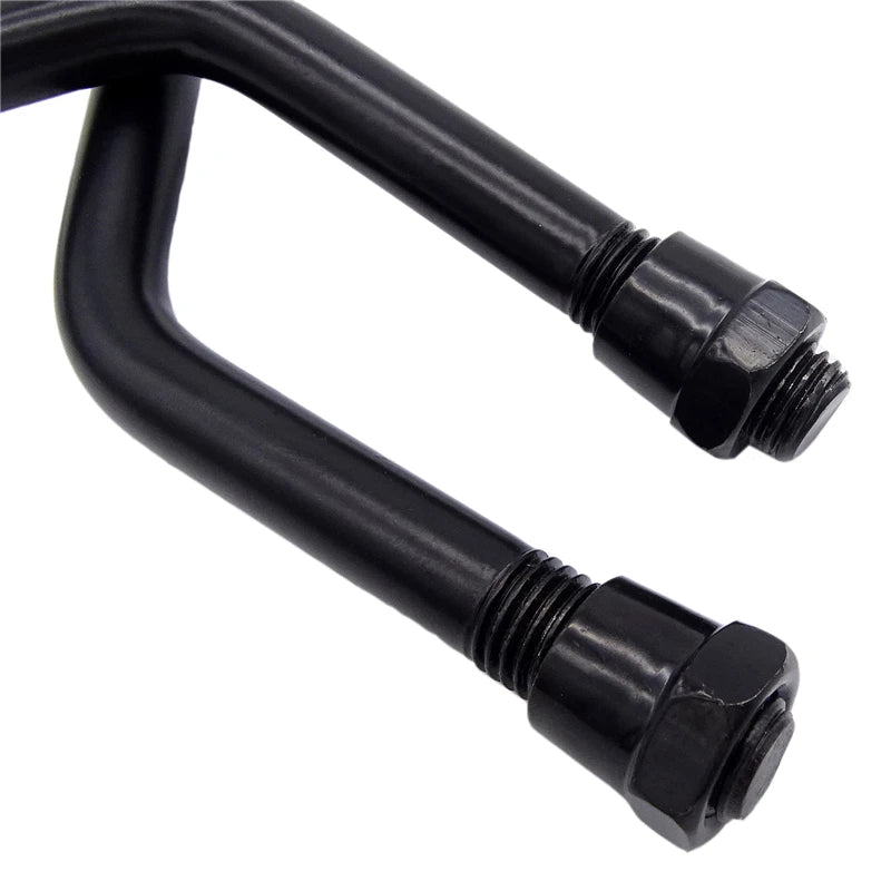 Motorcycle Handlebar Round Mirrors Aluminium 10mm