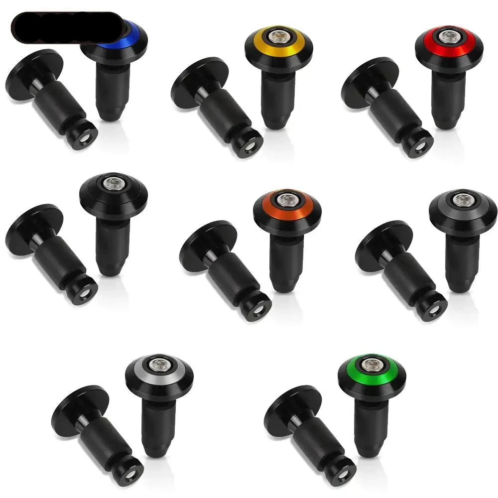 Motorcycle Handlebar Aluminium Bar Ends Weights Caps 22mm