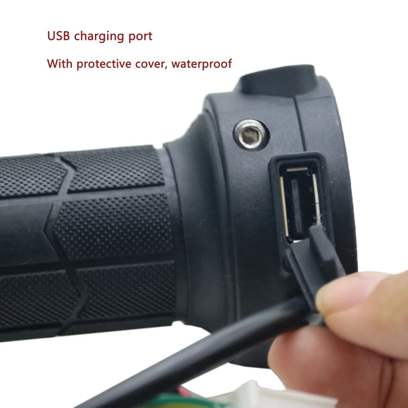 Motorcycle Heated Hot Handlebar Grips 12V 22mm