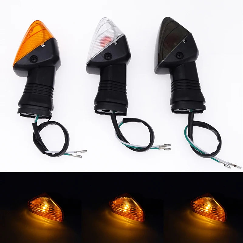 Amber LED Front/Rear Side Repeaters Indicators For Kawasaki Z750 Z750S Z1000 NINJA ZX-6R ZX-6RR
