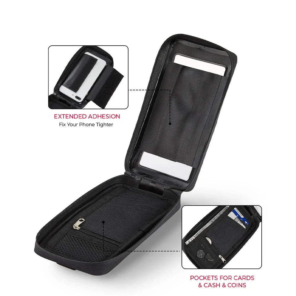 Motorcycle Fuel Tank Magnetic Waterproof Touch Screen Mobile Phone Holder Case