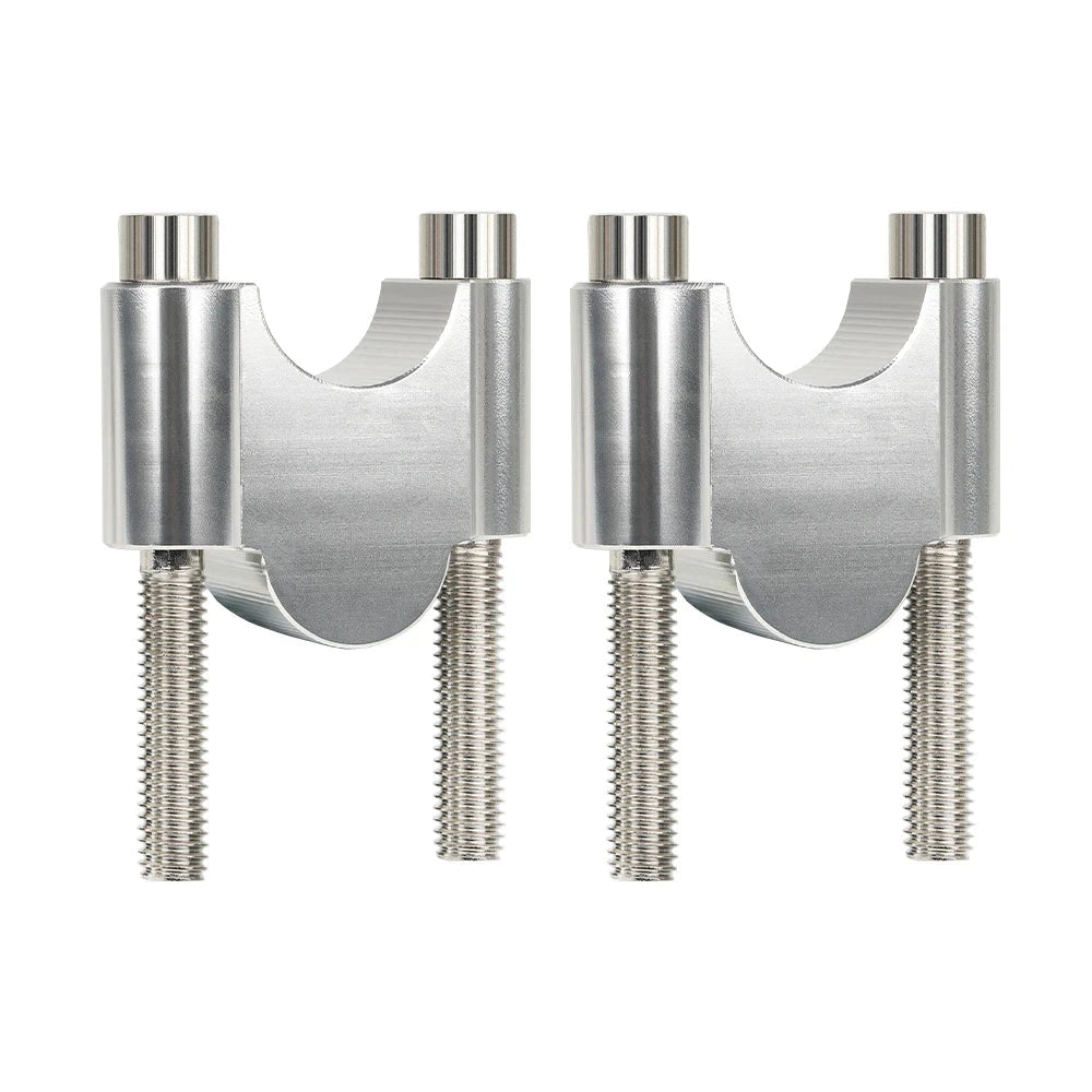 Motorcycle CNC Handlebar Riser Kit 7/8" or 1 1/8" Bar Clamps 22/28mm