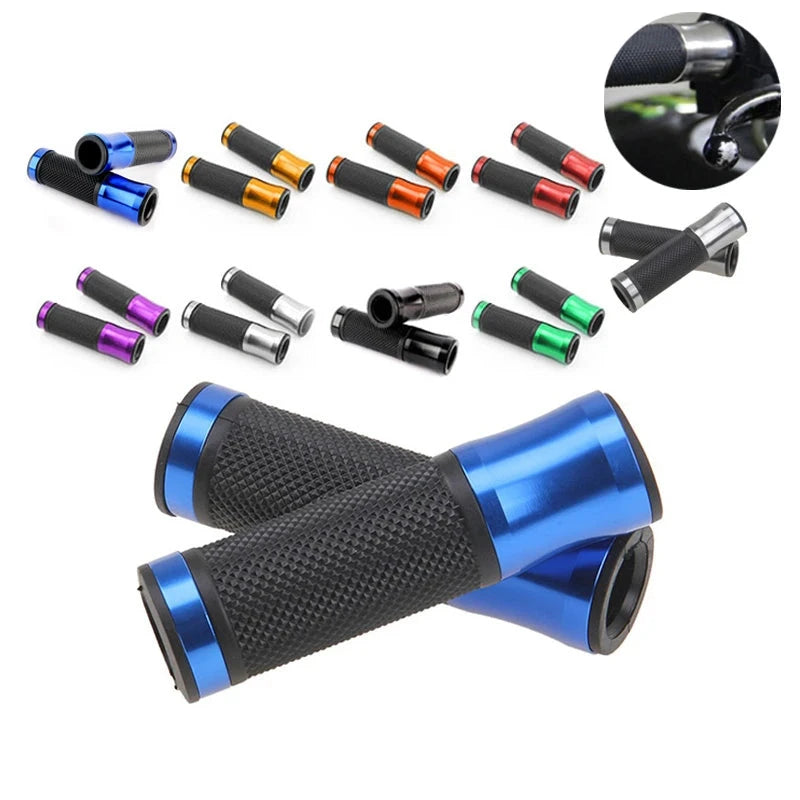 Coloured Motorcycle Open End Handlebar Gel Hand Bar Grips 22mm