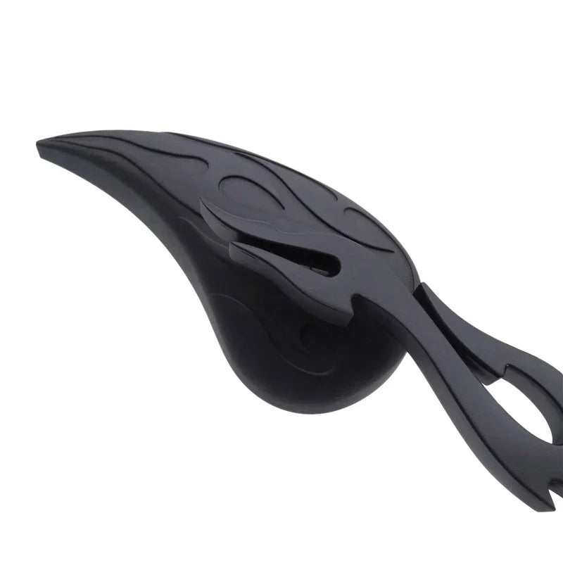 Motorcycle Teardrop Flame Shape Mirrors For Harley Davidson Models