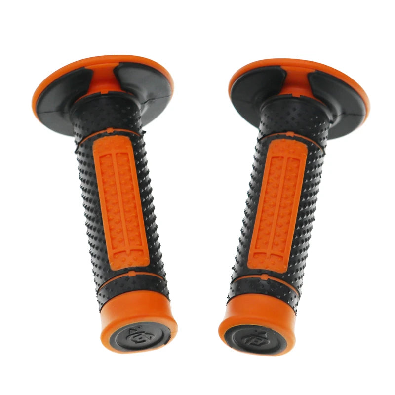 Orange Black Motorcycle Handlebar Grips For KTM Motocross 7/8" 22mm