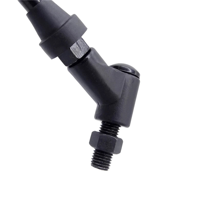 Motorcycle Black Square Dual Sport Mirrors 10mm Fits Suzuki DR200 DR250 DR350 DRZ400 DR650