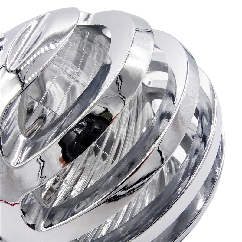 Bullet Motorcycle H4 Angel Eye Headlamp High Low Beam Headlight