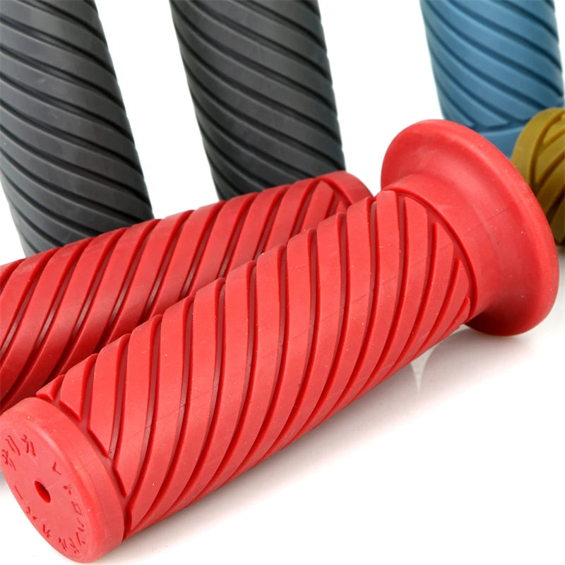 Coloured Motorcycle Rubber Anti-Slip Handlebar Grips 22mm/24mm