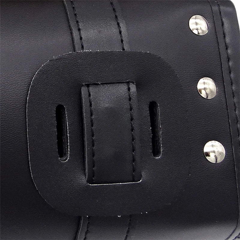 Harley-Davidson Honda Kawasaki BMW Motorcycle Side Saddle Front Fork Storage Bag