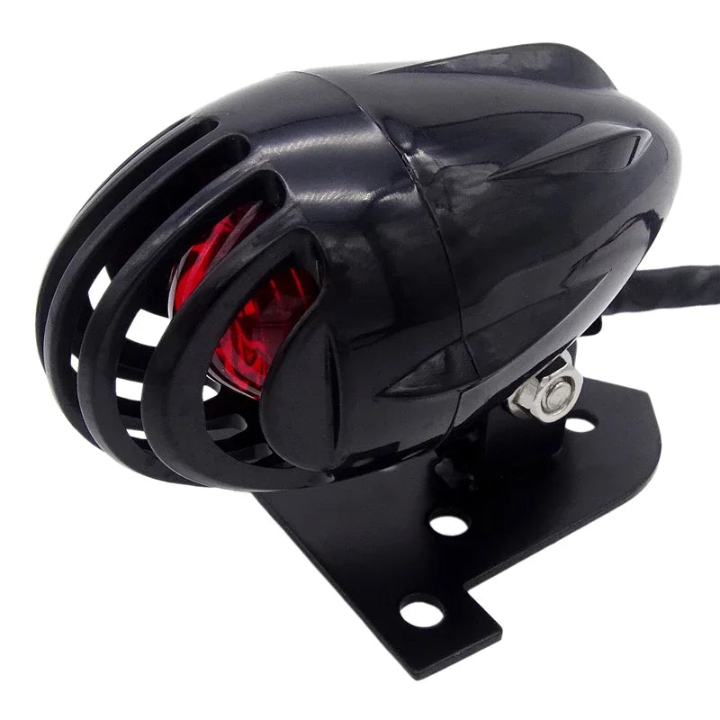 Caged Motorcycle Rear Brake Tail Signal Light Lamp