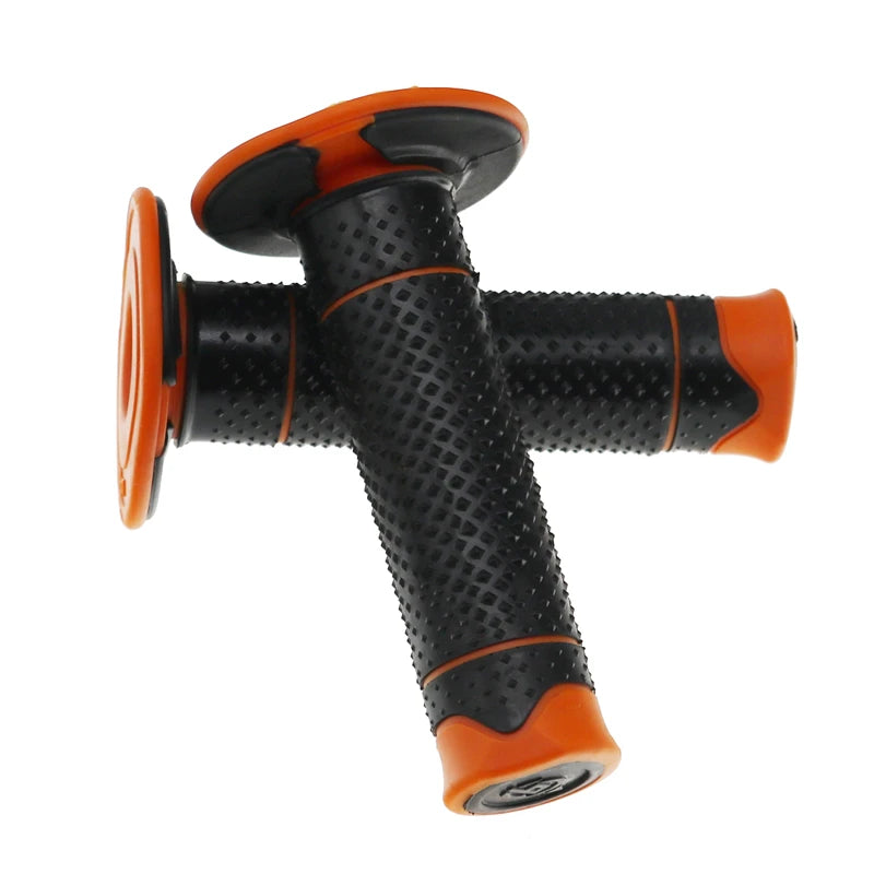 Orange Black Motorcycle Handlebar Grips For KTM Motocross 7/8" 22mm