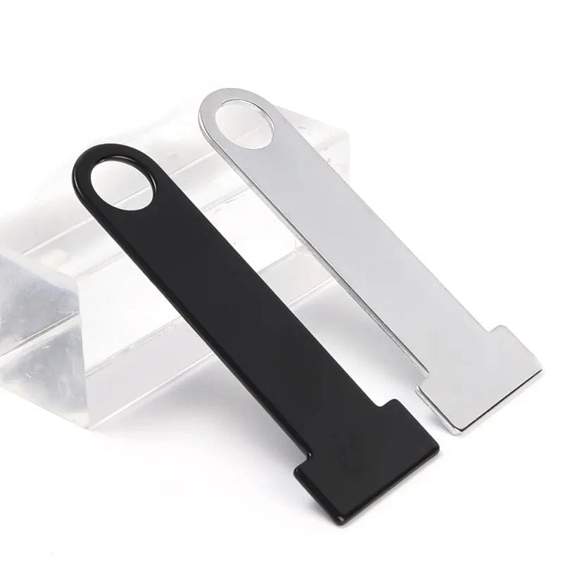 2x Motorcycle Helmet Buckle Lid Lock Steel Ring Bracket