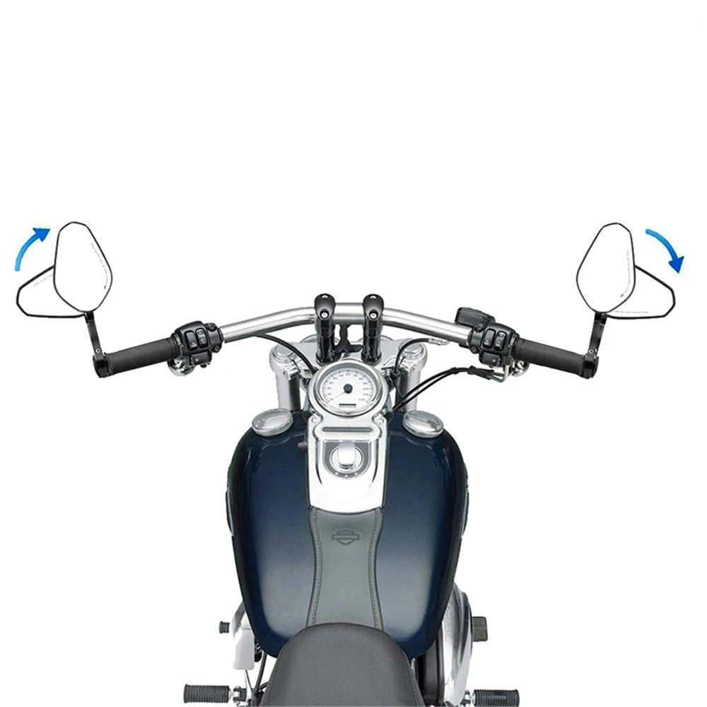Motorcycle Handlebar Mirror 7/8'' 22mm Bar End Mirror Rearview Mirror For Honda CB1000R CB650 CB500F For Yamaha Moto Accessories