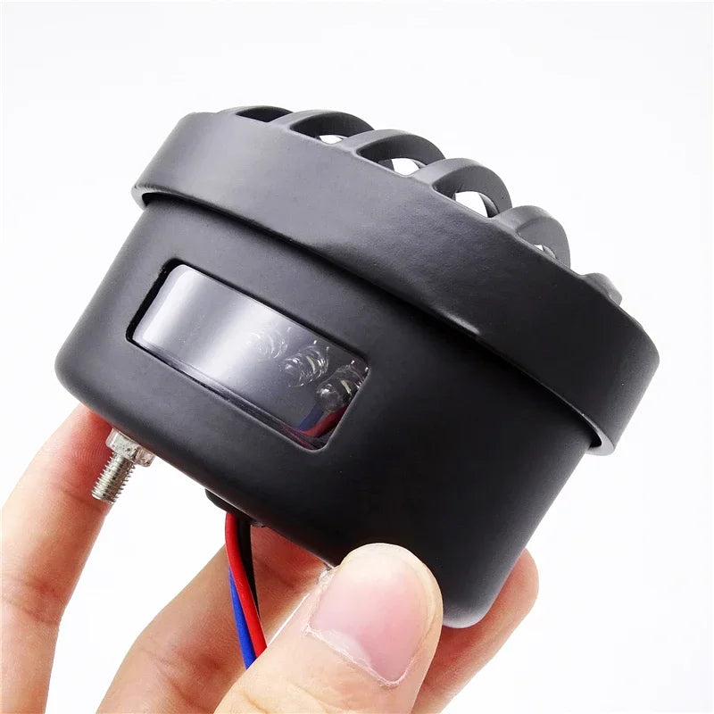 LED Motorcycle Daytime Running License Plate Rear Tail Brake Light DRL