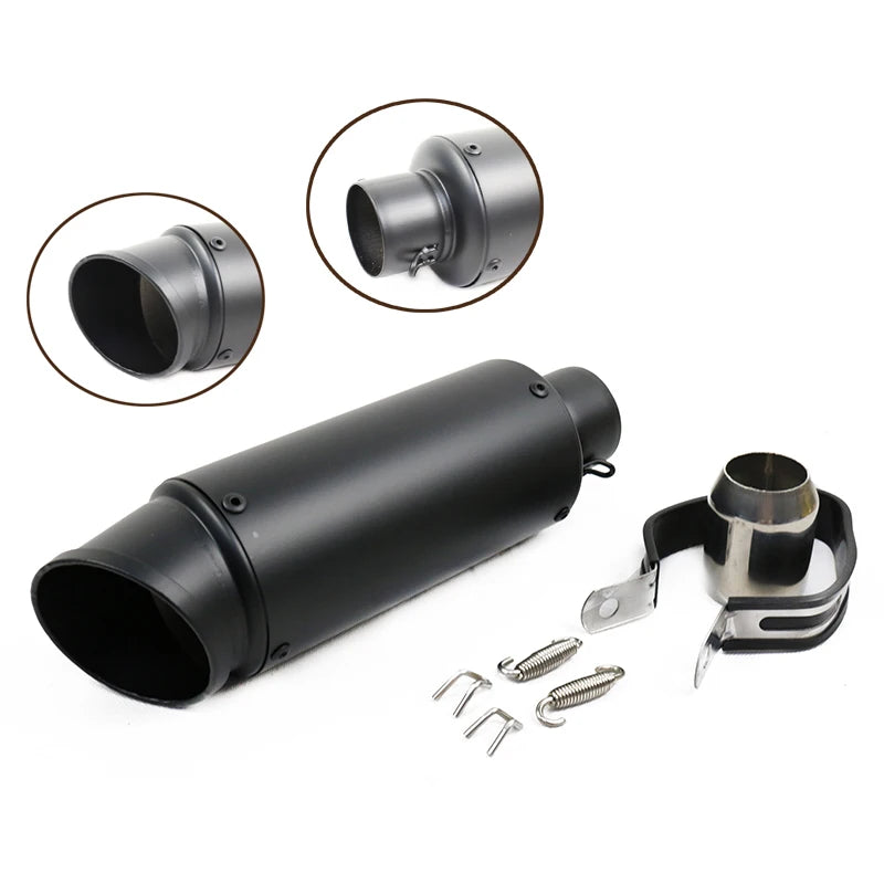 Motorcycle Exhaust Silencer Pipe Muffler Universal 51mm 60mm