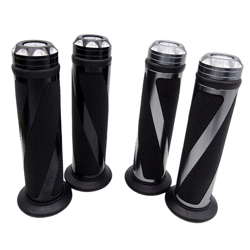 Coloured Aluminium Motorcycle Handlebar Handle Bar Grips 22mm