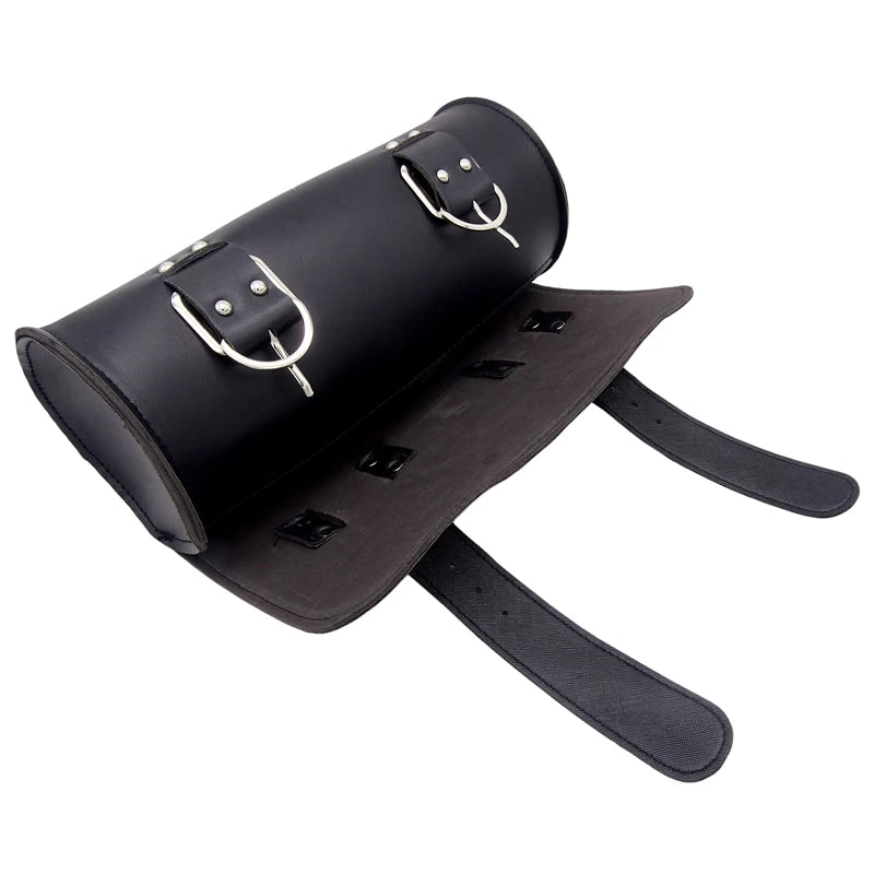 Harley-Davidson Motorcycle Vintage Leather Front Fork Side Saddle Bag