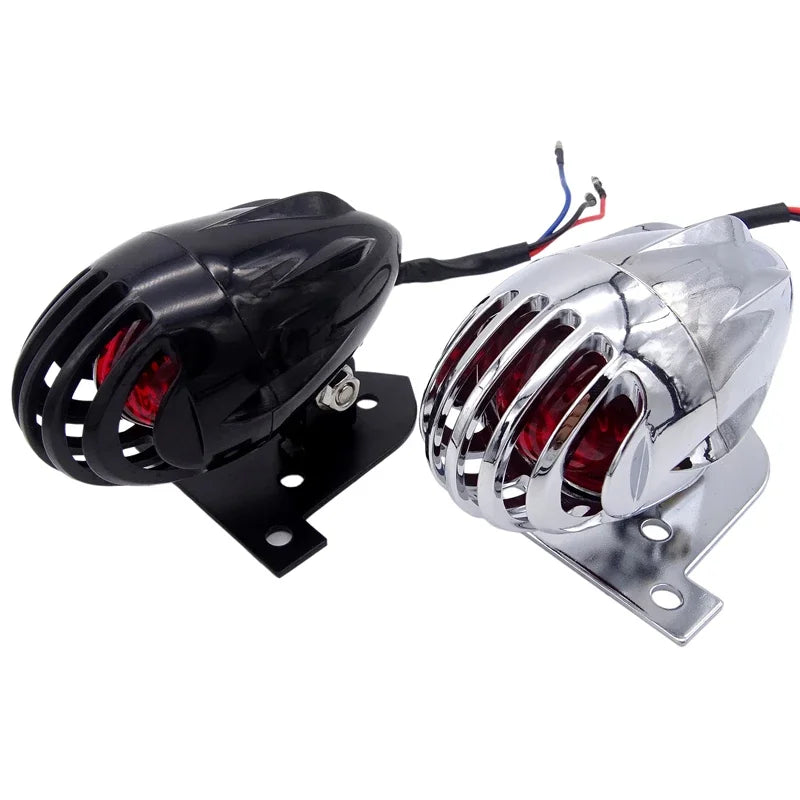 Caged Motorcycle Rear Brake Tail Signal Light Lamp
