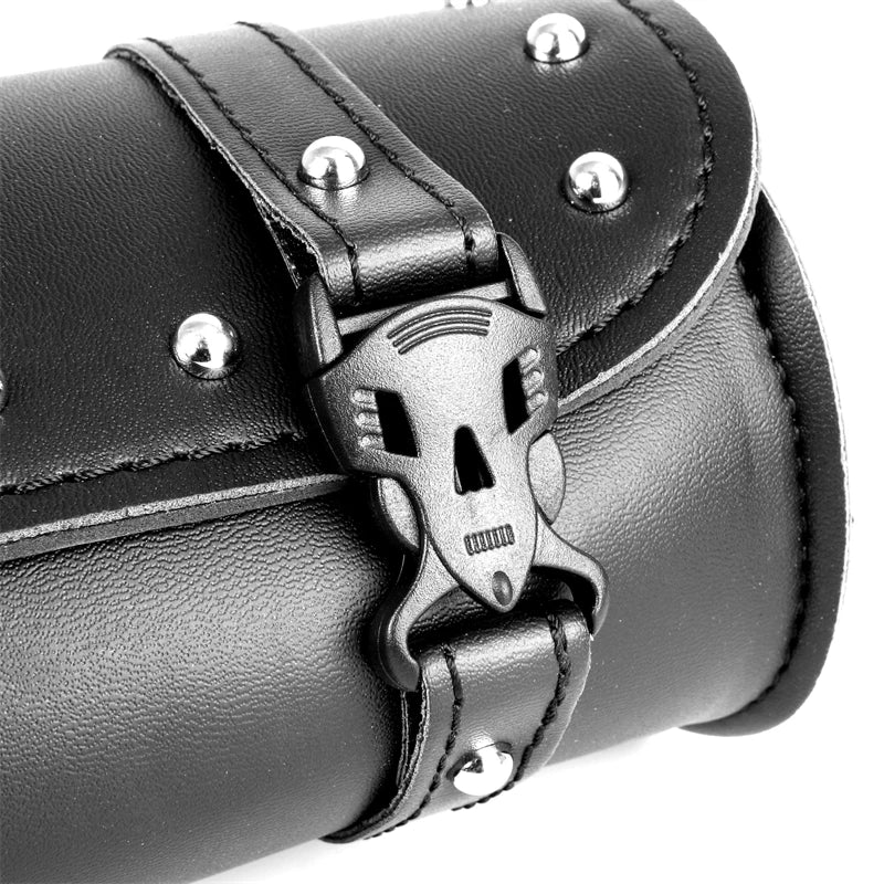 Harley-Davidson Sportster XL Touring Softail Dyna Motorcycle Fork Side Saddle Bag Storage Pouch