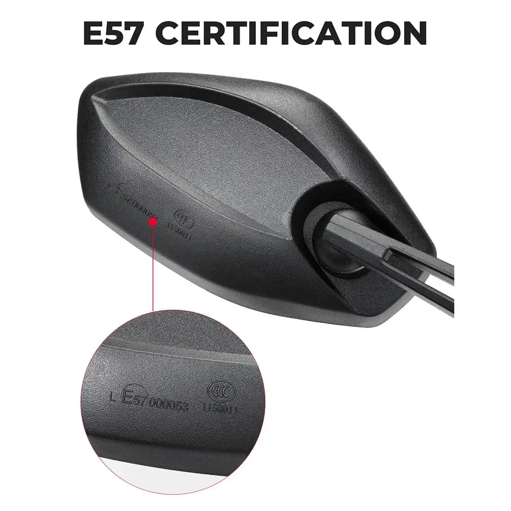 Diamond 360° Adjustable Motorcycle Rear View Side Mirrors 8mm / 10mm Screws