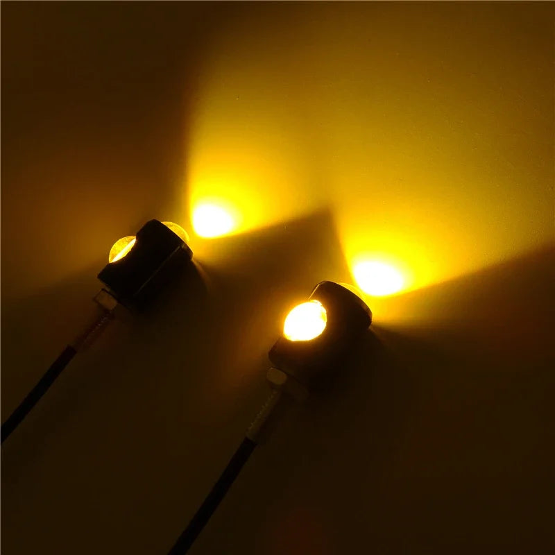 Super Bright LED Motorcycle License Number Plate Rear Light Bulbs