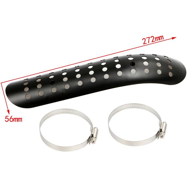 Motorcycle Exhaust Muffler Pipe Heat Shield Guard Protector