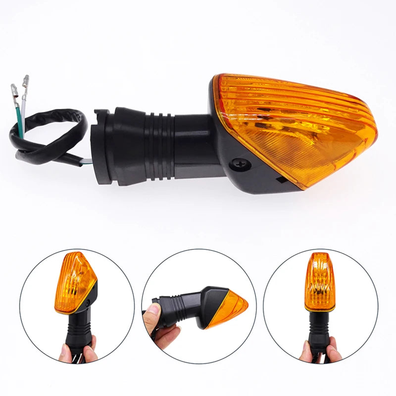Amber LED Front/Rear Side Repeaters Indicators For Kawasaki Z750 Z750S Z1000 NINJA ZX-6R ZX-6RR