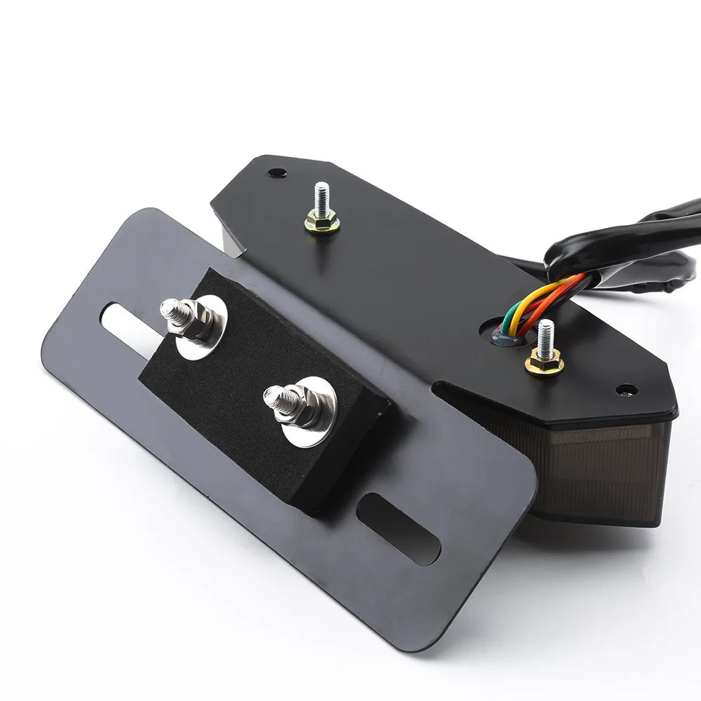 3 in 1 LED Motorcycle Integrated Rear Tail License Plate Brake Light Indicators