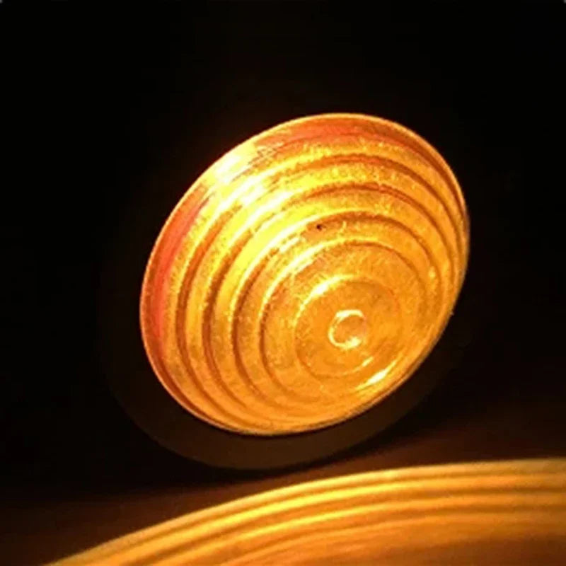 Chrome Bullet Motorcycle Turn Signal Lights Side Repeaters Indicators Pair