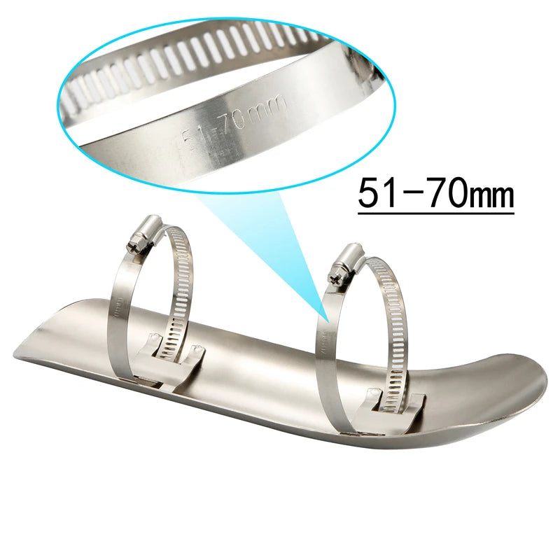 Motorcycle Exhaust Muffler Pipe Heat Shield Guard Protector