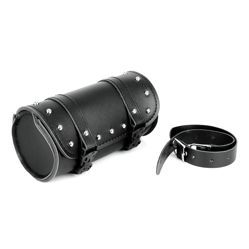 Harley-Davidson Sportster XL Touring Softail Dyna Motorcycle Fork Side Saddle Bag Storage Pouch