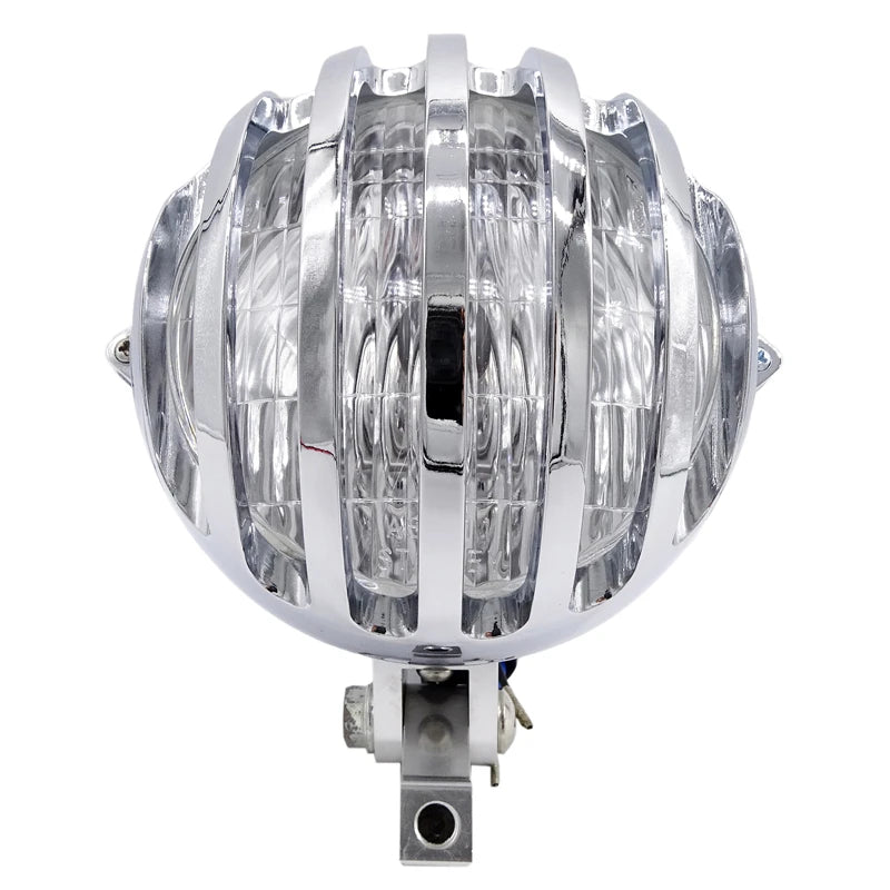 Bullet Motorcycle H4 Angel Eye Headlamp High Low Beam Headlight