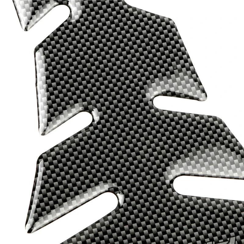 Carbon Fibre Motorcycle Fuel Tank Pad Gel Spine Protection Decal Sticker