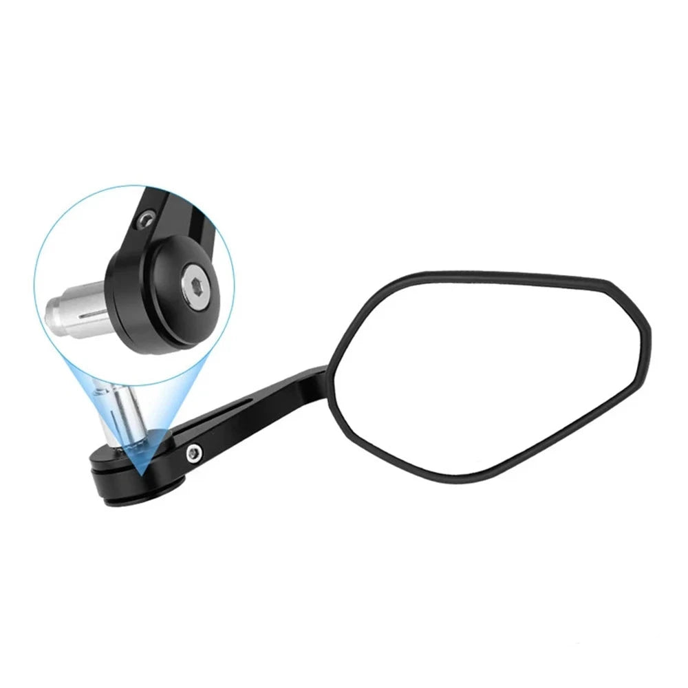 Motorcycle Handlebar Mirror 7/8'' 22mm Bar End Mirror Rearview Mirror For Honda CB1000R CB650 CB500F For Yamaha Moto Accessories