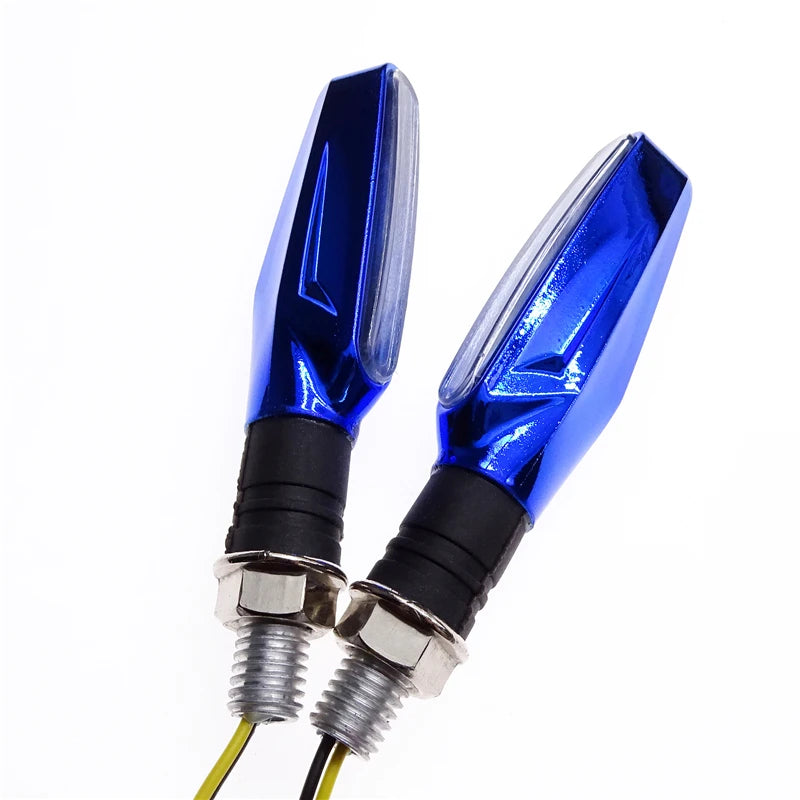 LED Motorcycle Turn Signals Front Tail Light Side Repeaters Indicators
