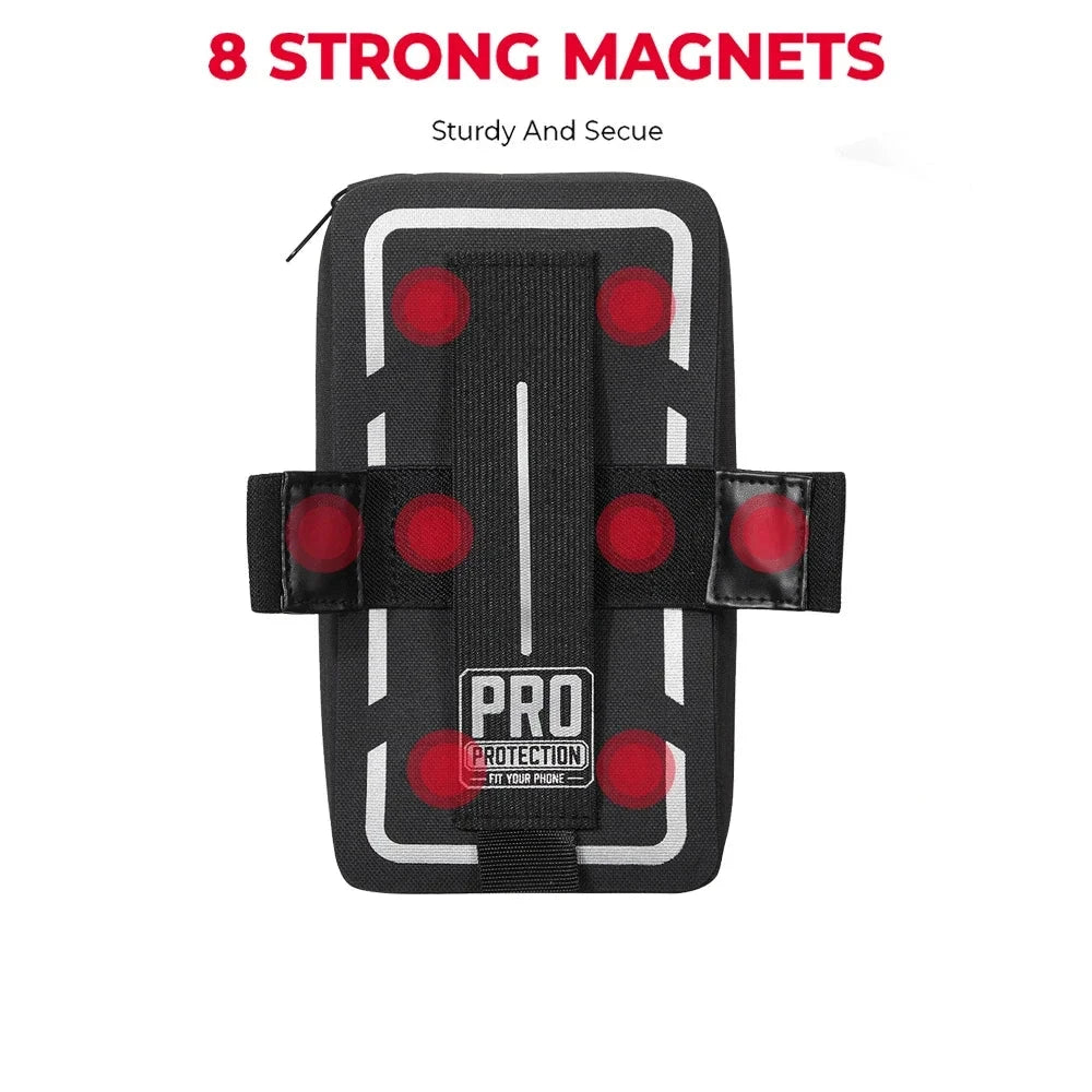 Motorcycle Fuel Tank Magnetic Waterproof Touch Screen Mobile Phone Holder Case